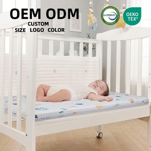 Colchón de Espuma para Cuna Mini de 2 Etapas Personalizado OEM ODM, Impermeable, con Funda Extraíble, Portátil, para Bebés e Infantes - Product Image 1