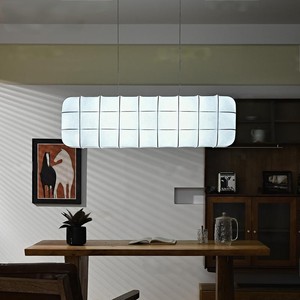 Japanese Style Long Strip Silk Chandelier Led <b>Light</b> For Hotel Restaurant Coffee Shop Bar Counter <b>Lighting</b> - Product Image 2