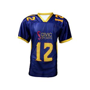 Uniformes de fútbol americano personalizados para adultos talla grande sublimación camisetas de práctica en blanco al por mayor conjuntos de equipo Spandex/poliéster - Product Image 1