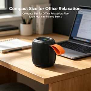 Portable Wireless <b>Bluetooth</b> <b>Speaker</b> <b>with</b> 66mm Big Driver IPX4 Waterproof RGB <b>Light</b> for Outdoor Camping - Product Image 5
