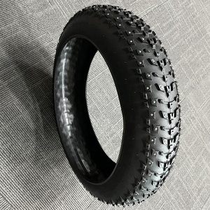 Pneus à crampons 20x4.0 pour vélo à pneus gras, vélo électrique pour la neige, pneus en caoutchouc pour l'hiver - Product Image 2