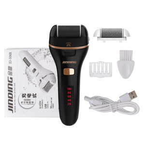 Removedor Eléctrico <span class=keywords><strong>de</strong></span> Callosidades para Pies Recargable, 2 Velocidades, Cabezales <span class=keywords><strong>de</strong></span> Pulido Grueso y Fino, Luz LED, Venta al por Mayor - Product Image 2