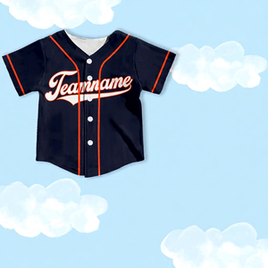 Custom Children's Youth Baseball Jersey Printed Club Number Breathable Shorts Sportswear Uniform Birthday Gift Shirts Plus Size - Product Image 1