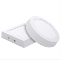 Plafonnier LED ultra-fin à encastrer ou à poser, 6/12/18/24W, pour chambre à coucher, couloir