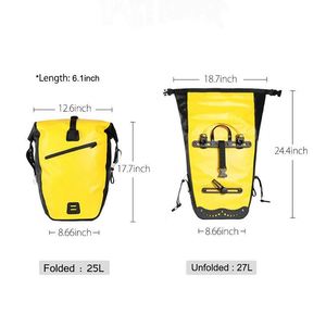Sacoche de vélo imperméable BSCI, pour porte-bagages de vélo, selle, épaule, accessoires de cyclisme professionnels - Product Image 1