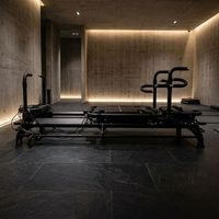Machine de Pilates Reformer Professionnelle, Durable et Réglable en Alliage d'Aluminium pour Studio de Pilates, Gym, Fitness, Vente en Gros, OEM