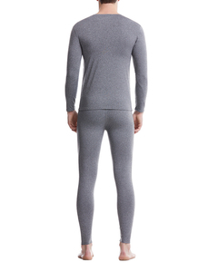 Set di Intimo <span class=keywords><strong>Termico</strong></span> Invernale da <span class=keywords><strong>Uomo</strong></span> Senza Cuciture con Caratteristiche Antibatteriche e Traspiranti, Mantiene il Corpo Caldo e Confortevole Anche nel Freddo Intenso - Product Image 2