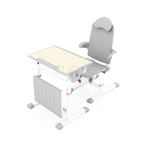 National Industry School <b>Desk</b> And Chair Set Height Adjustable Reclining Folding Student <b>Study</b> <b>Desk</b> For School GY-KW04 - Product Image 2