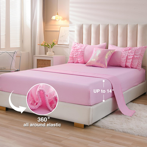 Luxury Printed Customizable Cotton Comforter Set <b>King</b> <b>Size</b> Bed <b>Sheet</b> 4-Piece Wholesale - Product Image 4