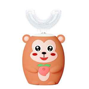 2023 nouveau gros amusant enfants d'âge préscolaire batterie brosses <span class=keywords><strong>à</strong></span> dents usine OEM 360 degrés U forme enfants <span class=keywords><strong>junior</strong></span> <span class=keywords><strong>brosse</strong></span> <span class=keywords><strong>à</strong></span> dents <span class=keywords><strong>électrique</strong></span> - Product Image 2