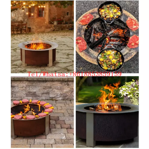 Bol pour barbecue, en acier inoxydable, avec anneau, ustensile de cuisine pour faire du barbecue - Product Image 6