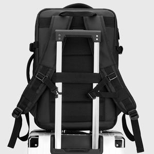 Sac à dos extensible noir personnalisé pour étudiants, grande capacité, pour ordinateurs portables, voyages et aventures - Product Image 6