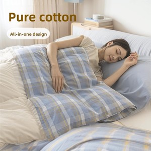 Sábana de Viaje Moderna para Hotel, 200 Hilos, de Algodón a Rayas para Todas las Estaciones, Saco de Dormir Resistente a la Suciedad para Uso Comercial, Sábanas de Algodón Puro Portátiles - Product Image 3