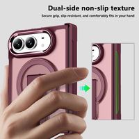 Premium 360 ° Coque de téléphone magnétique antichute pour iPhone Duo, texture antidérapante double face, support de bureau invisible, ODM OEM