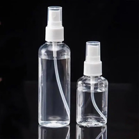 Flacon pulvérisateur transparent vide en plastique PET 10ml 50ml 60ml 80ml 100ml 120ml 150ml flacons de parfum