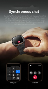 OEM Tendance HT38 IP68 Étanche Smartwatch AI Assistant Vocal Boussole Sommeil Surveillance du Cycle <span class=keywords><strong>Physiologique</strong></span> Montre Intelligente - Product Image 3