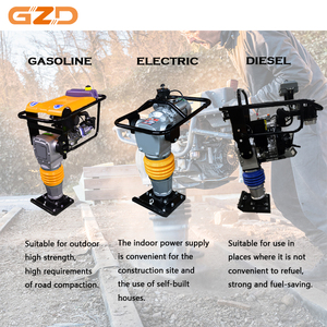 Proveedor de fábrica Motor de gasolina 5.5hp 6.5hp <span class=keywords><strong>Jumping</strong></span> Jacks Tamping Rammer Machine - Product Image 6