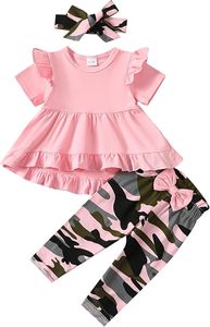 Ropa para Bebé Niña, Conjunto de Camisa con Mangas con Volantes y Pantalones Florales, Ropa de Otoño e Invierno para Niña - Product Image 5
