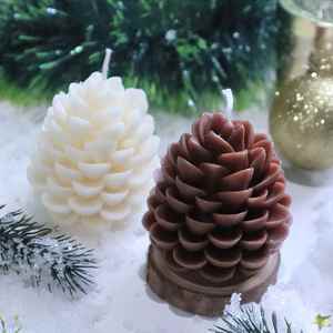 Vela Aromática de Cera de Soya Hecha a Mano Oshine con Aroma a Piña, Adorno Creativo de Piña para Navidad, Decoración para el Hogar - Product Image 4