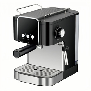 Nuova Macchina per Caffè <span class=keywords><strong>Espresso</strong></span> Semi-Automatica HY in Acciaio Inox, Pompa a Pressione Potente 15/20 Bar, Serbatoio d'Acqua 2.0L, Elettrica per Cappuccino - Product Image 4