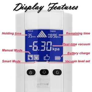 USB Wiederauf lad bares männliches Sexspielzeug Intelligente automatische <span class=keywords><strong>Penis</strong></span> pumpen vergrößerung mit LCD-<span class=keywords><strong>Digital</strong></span> anzeige und Timer - Product Image 4