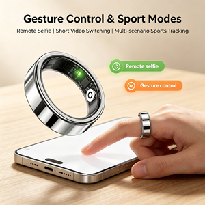 Elektronischer Smart Ring Gesundheitsring Paar-Smart-Ring Fitness-<span class=keywords><strong>Tracker</strong></span> mit Bildschirm - Schlankes Design, Fortschrittliche Gesundheitsüberwachung - Product Image 4