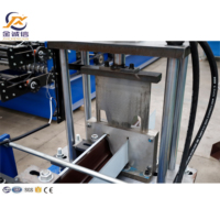 Machine de formage de gouttières en acier coloré hydraulique à commande PLC robuste pour bâtiments commerciaux