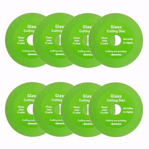 Lame de scie diamantée en céramique nitridée pressée à chaud, soudée au laser de qualité industrielle, 100 mm, disque de coupe pour verre - Product Image 1