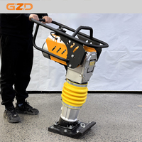 Pilonneuse électrique GZD 220V 380V, machine de compactage vibrante à sautillages
