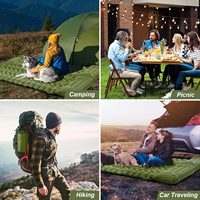 Matelas de camping gonflable ultraléger Feistel Compact en TPU avec pompe à pied intégrée