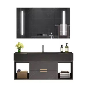 Meuble <span class=keywords><strong>de</strong></span> <span class=keywords><strong>salle</strong></span> <span class=keywords><strong>de</strong></span> <span class=keywords><strong>bain</strong></span> <span class=keywords><strong>de</strong></span> luxe avec tiroirs <span class=keywords><strong>de</strong></span> rangement, en bois massif et plateau en marbre, laqué blanc, ensemble <span class=keywords><strong>de</strong></span> <span class=keywords><strong>salle</strong></span> <span class=keywords><strong>de</strong></span> <span class=keywords><strong>bain</strong></span> - Product Image 5