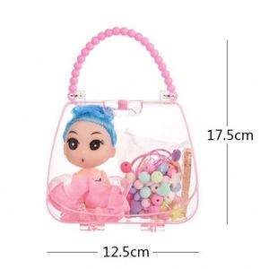 Wholesale Creative DIY LED Princess Handbag Colorful <b>Flash</b> <b>Light</b> Lace Makeup Bag for Children Parties and Gifts - Product Image 6