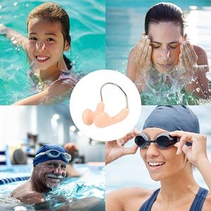 <span class=keywords><strong>Pinzas</strong></span> nasales antideslizantes de silicona y metal a prueba de agua <span class=keywords><strong>para</strong></span> Entrenamiento de natación Material súper suave <span class=keywords><strong>para</strong></span> adultos y niños - Product Image 3