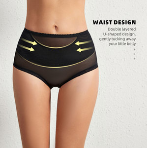 Maglia traspirante intimo mutandine modellatura del corpo pantaloni femminili alto controllo elastico breve dimagrimento del ventre Shaper biancheria intima - Product Image 6