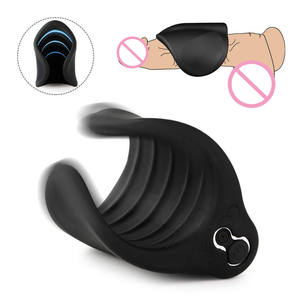 Vibratore ricaricabile degli uomini con 10 frequenza di vibrazione ritardando l'eiaculazione dispositivo pene Trainer Sex Toy per gli uomini <span class=keywords><strong>e</strong></span> le <span class=keywords><strong>donne</strong></span> del <span class=keywords><strong>sesso</strong></span> - Product Image 1