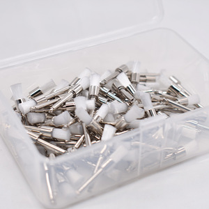 For ISO Certified Manual Flat Top <b>White</b> Nylon Dental Polishing Brushes Orthodontic Prophy Brush Heads 100 Oral Accessories - Product Image 3