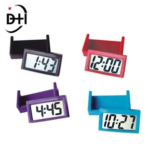 Small Self-Adhesive Car <b>Desk</b> Clock <b>Electronic</b> Watch Gauges Digital LCD Screen - Product Image 6