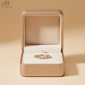 Tremendous Quality Vintage Elegant Minimalist Stackable Design <b>Ring</b> Jewelry 18K Solid Rose Gold Shiny Real Natural <b>Diamond</b> <b>Ring</b> - Product Image 6