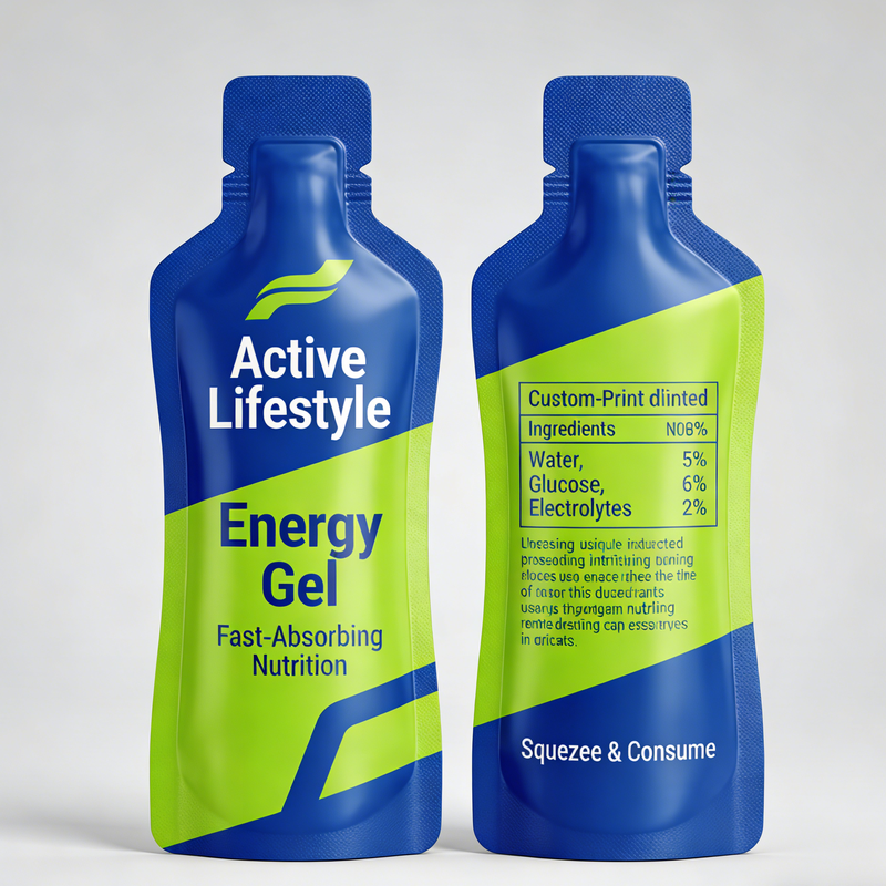 Custom Energy Gel Liquid Sachet Bag