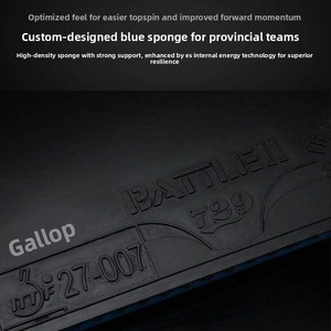 Authentic <span class=keywords><strong>Friendship</strong></span> 729 Pentium 2 Blue Sponge Rubber Table Tennis Bat Bottom Plate Provincial Team Set Adhesive Inner - Product Image 4