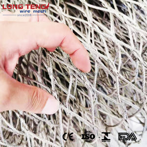 חוזק מתיחה גבוהה חוזק נירוסטה חזק 304 כבל שקית רשת עבור זרקור מפל הגנה שק ואת מטען רשת - Product Image 3