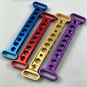 Correa de ajuste porosa de aleación de aluminio mecanizada por CNC a medida EBM, mecanizado de precisión para accesorios de hardware - Product Image 2
