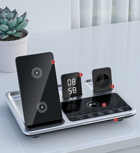 Réveil intelligent 3-en-1 avec charge sans fil, pliable, pour <span class=keywords><strong>iPhone</strong></span> 15, nouveauté 2025, best-seller - Product Image 6