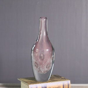 Vase en verre Vintage rose chaud pot Mini Vase ensemble de fleurs Table à manger Vases à fleurs modernes en verre pour Arrangement - Product Image 2