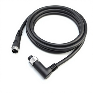 Cable eléctrico M12 de 2 núcleos con conector en ángulo, apto para línea de carrete de pesca, cables de conexión para batería de <span class=keywords><strong>granada</strong></span> de dos orificios - Product Image 2