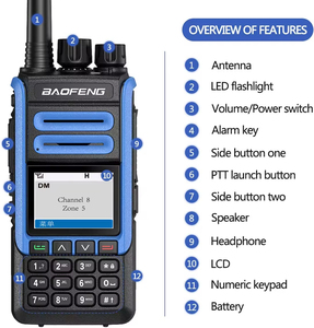 OEM ODM <span class=keywords><strong>Baofeng</strong></span> Bf 1802U 5W UHF DMR Radio numérique compatible Mototrbo répéteur émetteur-récepteur sans fil jambon talkie-walkie - Product Image 3