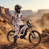 Motocross Électrique Écologique Zéro Émission pour Adultes, 72V35Ah 10kW, Suspension Intégrale, Tout-Terrain, Surron Light Bee X E-Dirt Bike