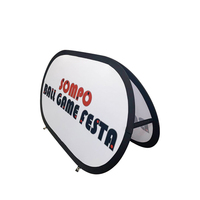 Großhandel Factory Outlets Benutzer definierte Bild Flagge Pop-up-Event Sport Banner Frame Tension Fabric Displays Zubehör