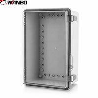 Boîtier de jonction étanche IP67 Wanbo-521 en ABS avec boucle métallique pour extérieur, boîte DB, usine chinoise