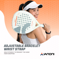 IANONI Raquette De Padel Professionnelle Personnalisée Design de Qualité Supérieure Raquette De Tennis Palas De Padel